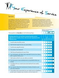 YES survey page